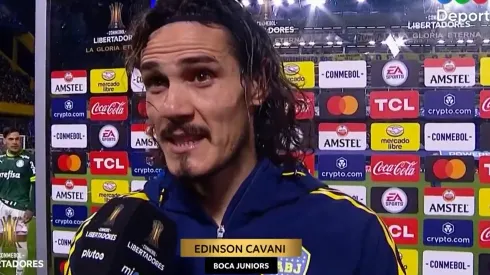 Edinson Cavani no pudo anotar ante Palmeiras.
