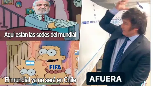 Lluvia de memes contra Chile tras conocerse que no será sede del Mundial 2030