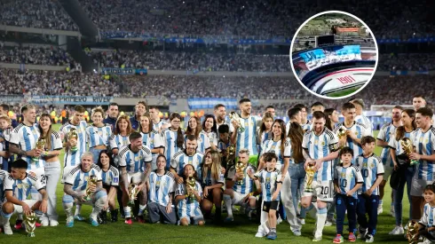 La Selección Argentina presumirá una bandera gigante en el Monumental