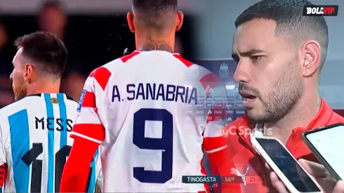 Sanabria rompió el silencio y contó la verdad del "escupitajo" a Messi