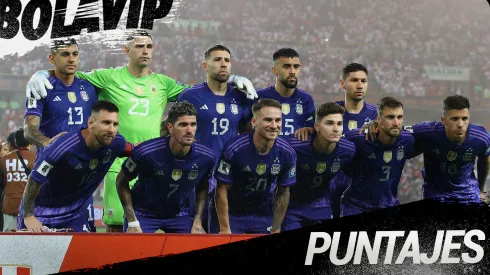 Los once titulares de Argentina en Lima.