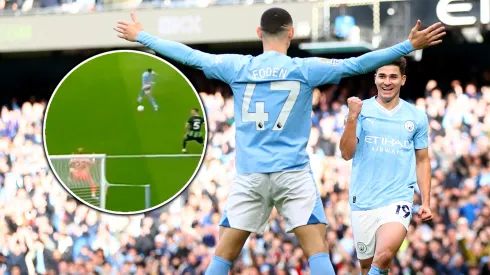 Con las dos piernas: Julián puso el 1 a 0 para el City