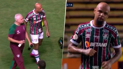 El defensor y capitán de Fluminense aseguró que sintió un pinchazo en su muslo izquierdo. Su participación en la final es duda. 
