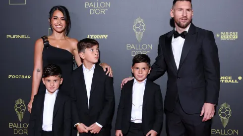 La familia Messi, de gala para el Balón de Oro 2023.
