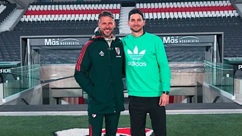 Lucas Alario tuvo un encuentro reciente con Martín Demichelis en el Monumental.
