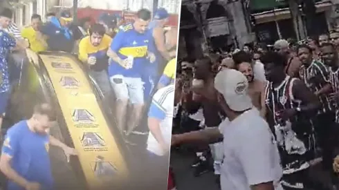 Los hinchas de Boca la pasaron muy mal en la previa de la final.