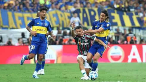 Cavani fue duramente cuestionado por los hinchas de Boca en la final ante Fluminense