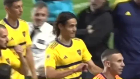 No se vio: el gesto de Cavani a los hinchas de San Lorenzo tras el empate de Boca
