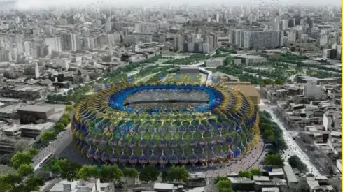 Render del proyecto de estadio de Boca.
