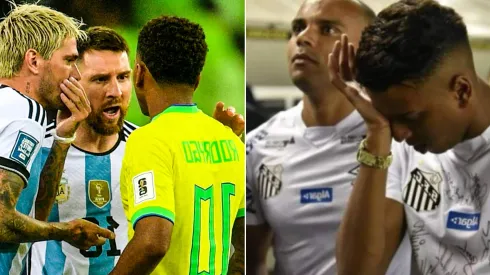 El padre de Rodrygo Goes, irónico, salió al cruce de Messi: "El santo..."