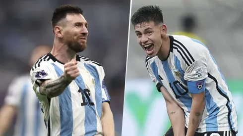 En las redes comparan un gol de Lionel Messi con uno de Echeverri.