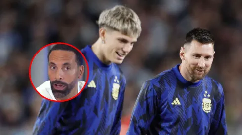 Ferdinand habló sobre la relación Messi-Garnacho.