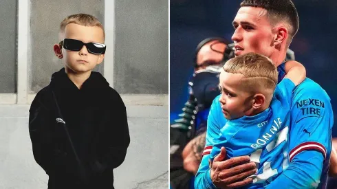 La nueva estrella del Manchester City: el hijo de Phil Foden, modelo con 4 años
