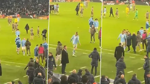 La secuencia de lo acontecido en el verde césped.