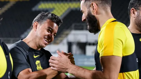 Gallardo y Benzema, juntos en Al-Ittihad.