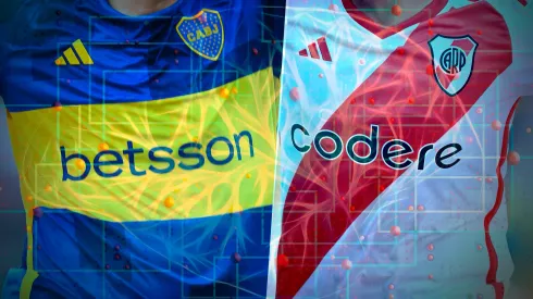 La inteligencia artificial fusionó a River con Boca en una camiseta.
