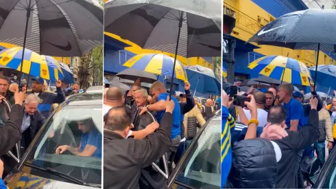 Elecciones en Boca: el recibimiento de los hinchas a Palermo tras el apoyo a Ibarra y Macri