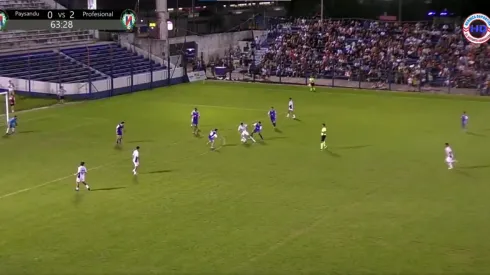 El delantero uruguayo marcó un golazo en un amistoso.