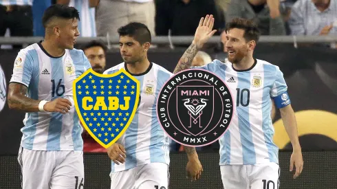 "Ya habló con él": Messi tentó a Rojo de cambiar Boca por Inter Miami