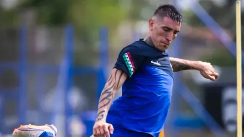 Centurión se presentó a entrenar en Vélez