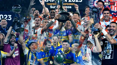 Algunos de los campeones del fútbol argentino en 2023.