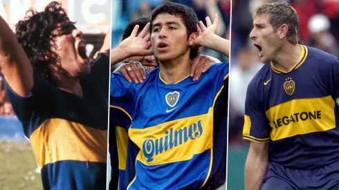 Maradona, Riquelme y Palermo están presentes.
