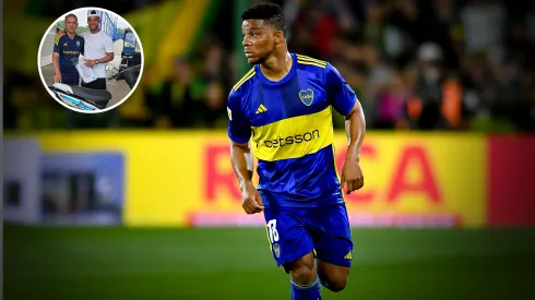 El lateral colombiano le regaló una moto a un utilero del club.