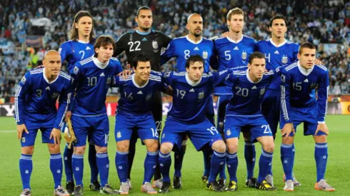 El delantero jugó con Argentina dos partidos del Mundial de Sudáfrica.