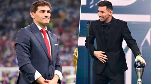 Iker Casillas se quejó por el premio FIFA The Best que ganó Lionel Messi. Getty Images.