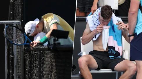 Jack Draper vomitó y pidió atención tras ganar un partido en el Abierto de Australia
