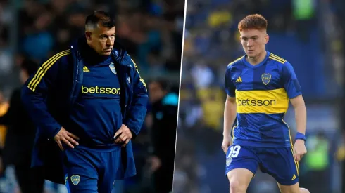 Jorge Almirón dijo que quiere mucho a Valentín Barco y que le desea lo mejor en Europa. Getty Images.