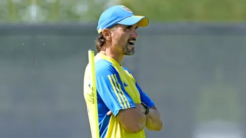 Diego Martínez, entrenador de Boca.
