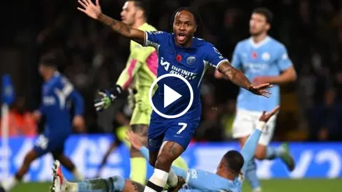 Gol de Sterling para Chelsea contra Manchester City