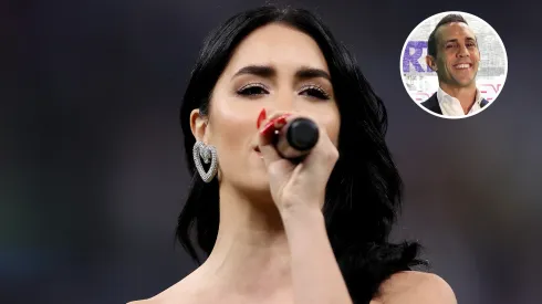 El ex futbolista criticó a la cantante en las redes sociales.
