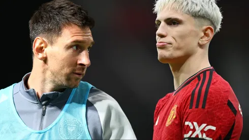 Garnacho dejó a Messi atrás de Cristiano Ronaldo