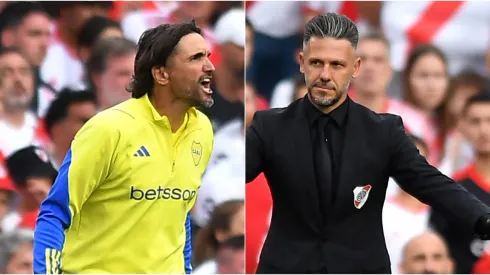 Diego Martínez y Martín Demichelis.