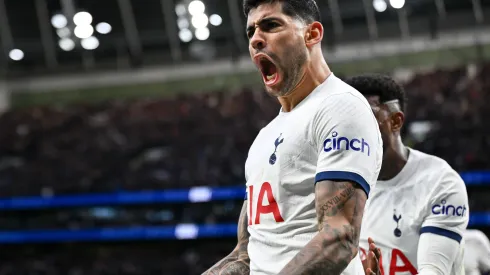 Cristian 'Cuti' Romero con el Tottenham