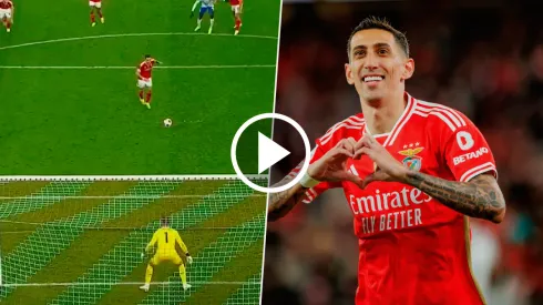 El Fideo anotó para Benfica.
