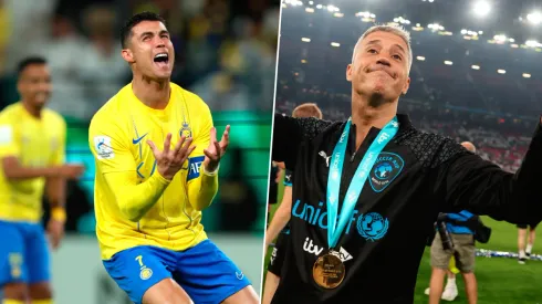 Hernán Crespo eliminó a Cristiano Ronaldo.