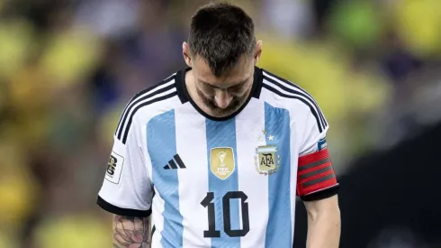 Messi es baja por lesión.
