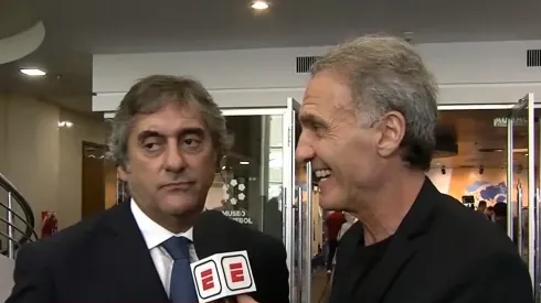 Enzo Francescoli hizo reír a todos.