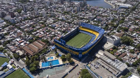 Vista aérea de Estadio Alberto J. Armando.
