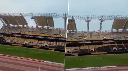 El estadio Pueblo Nuevo sufrió un inconveniente en la previa del partido con River.