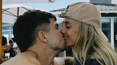 Morena Beltrán le dedicó un posteo a su pareja.