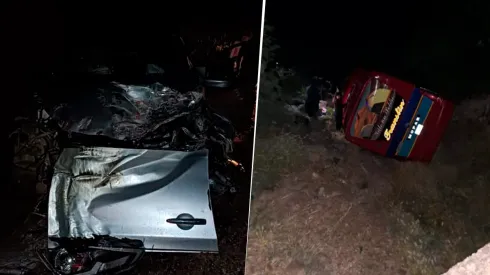 Tragedia en la ruta que hará Boca para debutar en la Sudamericana: un micro desbarrancó y hay 4 muertos