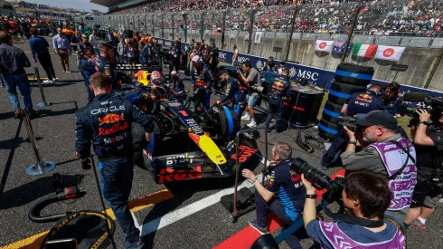 Boxes de Red Bull Racing.