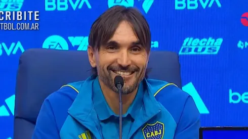 Martínez, el DT de Boca.