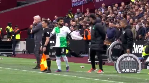 Tensión en Liverpool vs. West Ham: Jürgen Klopp y Mohamed Salah discutieron en pleno partido