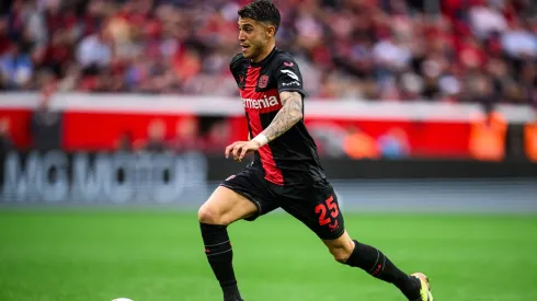 Exequiel Palacios tuvo un gran partido ante Stuttgart. 
