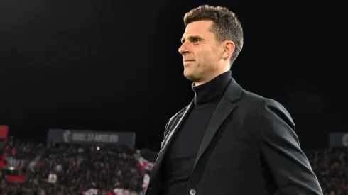 Thiago Motta, entrenador del Bologna, el apuntado para dirigir al Manchester United